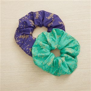 Sparkling Name Personalized Scrunchie 2pc Set