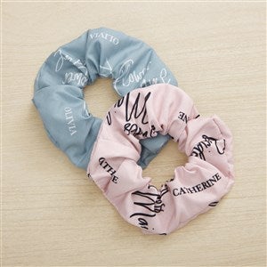 Classic Elegance Personalized Scrunchie 2pc Set