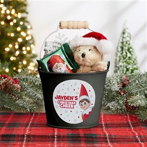 The Elf on the Shelf Personalized Mini Metal Treat Buckets - Black