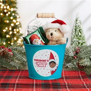 The Elf on the Shelf Personalized Mini Metal Treat Buckets - Turquoise