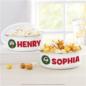 The Elf on the Shelf Personalized Enamel Bowl with Lid - 44050