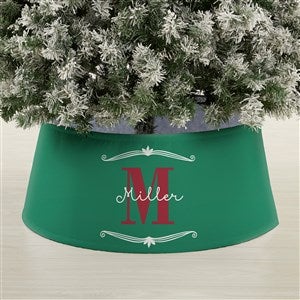 My Name & Monogram Personalized Christmas Tree Collar