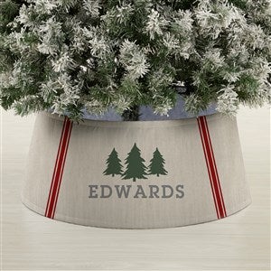 Christmas Plaid Icon Personalized Christmas Tree Collar