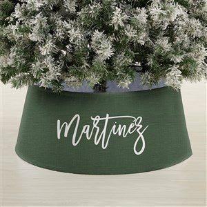 Scripty Name Personalized Christmas Tree Collar