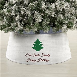 Choose Your Holiday Icon Personalized Christmas Tree Collar