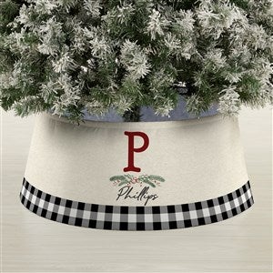 Festive Foliage Personalized Christmas Tree Collar