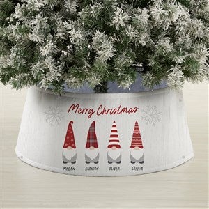 Christmas Gnomes Personalized Christmas Tree Collar