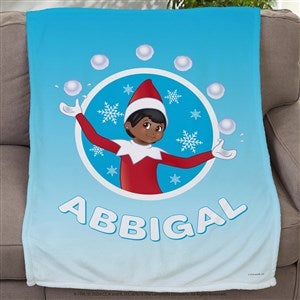 The Elf on the Shelf Snowball Personalized Fleece Blanket - 30x40