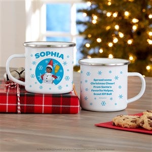 The Elf on the Shelf Snowball Personalized Christmas Camp Mug