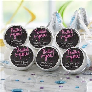 Congratulations Personalized Candy Stickers  - 96 stickers