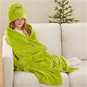 The Grinch Personalized Hooded Blanket