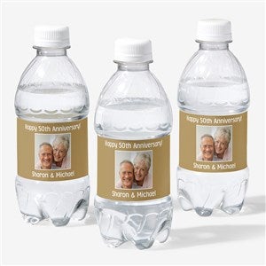 Party Personalized Photo Water Bottle Labels  - 44471