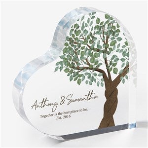 Rooted In Love Personalized Heart Keepsake  - 44482