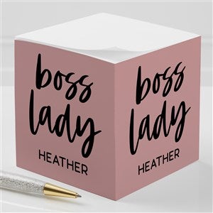 Boss Lady Personalized Paper Note Cube - 44511