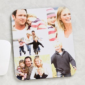 Personalized Photo Montage Vertical Mouse Pad