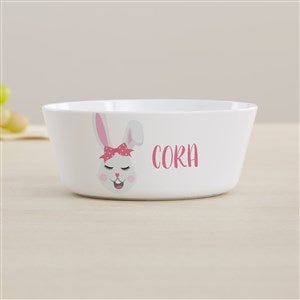 Build Your Own Easter Bunny Personalized Girls Bowl