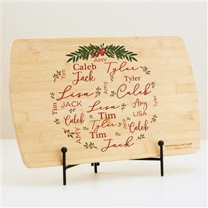 Merry Family Personalized Wood Cutting Board