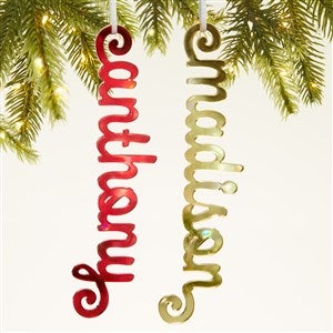 Personalized Acrylic Name Christmas Ornament - 44700