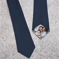 Hidden Photo Personalized Men's Tie