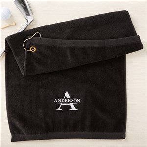 Lavish Last Name Embroidered Golf Towel - 44742