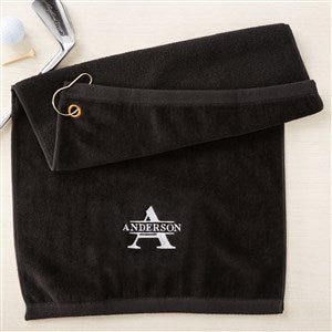 Lavish Last Name Embroidered Golf Towel  - 44742