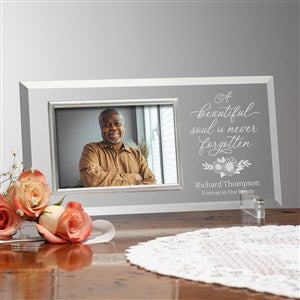 Beautiful Soul Engraved Glass Memorial Picture Frame 
