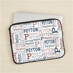 Repeating Name Personalized Laptop Sleeve - 44842