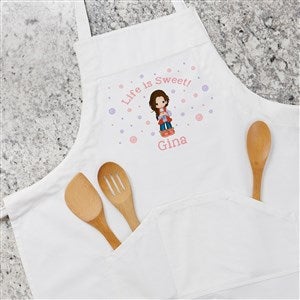 Life is Sweet Precious Moments® Personalized Adult Apron