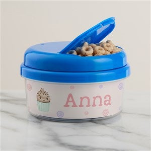 Life is Sweet Precious Moments Personalized Toddler Snack Cup - Blue