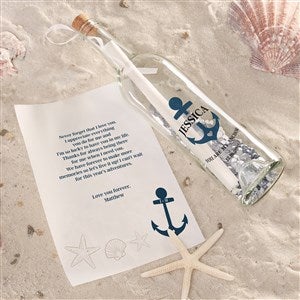 You Are My Anchor Personalized Letter In A Bottle  - 44933