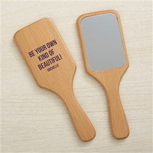 Expressions Personalized Wooden Hand Mirror