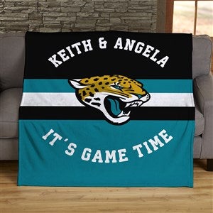 NFL Classic Jacksonville Jaguars Personalized 50x60 Plush Fleece Blanket