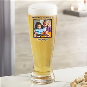 Picture Perfect Personalized Pilsner Beer Glass