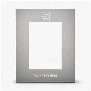 Personalized Logo Gunmetal 5x7 Picture Frame  - 45154