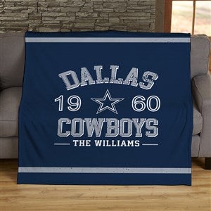 NFL Established Dallas Cowboys Personalized 60x80 Sherpa Blanket