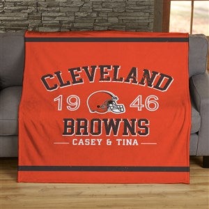 NFL Established Cleveland Browns Personalized 60x80 Sherpa Blanket