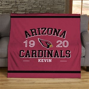 NFL Established Arizona Cardinals Personalized 50x60 Sherpa Blanket