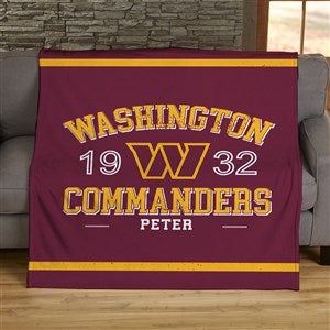 NFL Established Washington Football Team Personalized 50x60 Plush Fleece Blanket