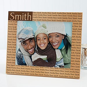 Family Name Personalized 8x10 Picture Frames