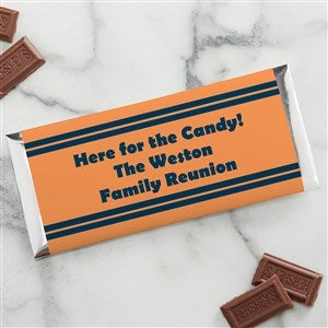 Family Reunion Personalized Candy Bar Wrappers - Set of 12