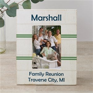 Family Reunion Personalized Shiplap Frame- 4x6 Vertical