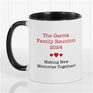 Family Reunion Personalized Coffee Mug 11 oz.- Black
