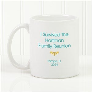 Family Reunion Personalized Coffee Mug 11 oz.- White