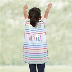 Watercolor Brights Personalized Kids Cape