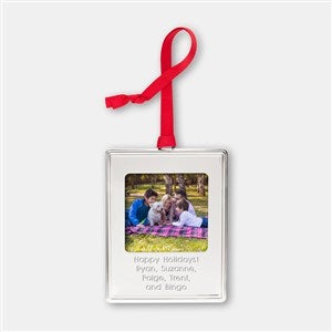 Engraved Silver Picture Frame Metal Ornament      - 45407