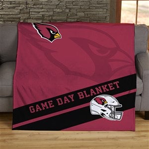NFL Corner Logo Arizona Cardinals Personalized 50x60 Plush Fleece Blanket