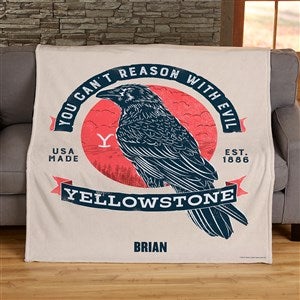 Yellowstone Branded Personalized Fleece Blanket