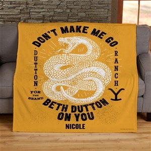Yellowstone Beth Dutton Personalized Fleece Blanket