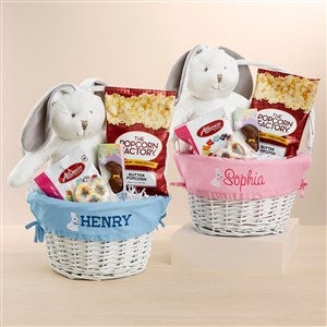Bunny Name Embroidered Easter Gift Basket - 45531