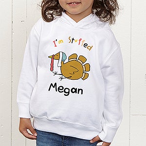 I'm Stuffed Personalized Toddler Hooded Sweatshirt